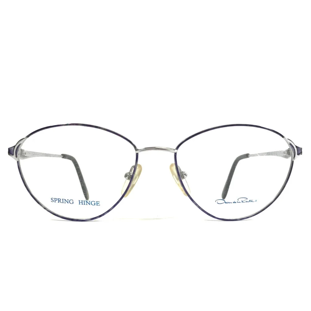Vintage Oscar De La Renta Eyeglasses Frames FOR RENAISSANCE Purple 55-18-140